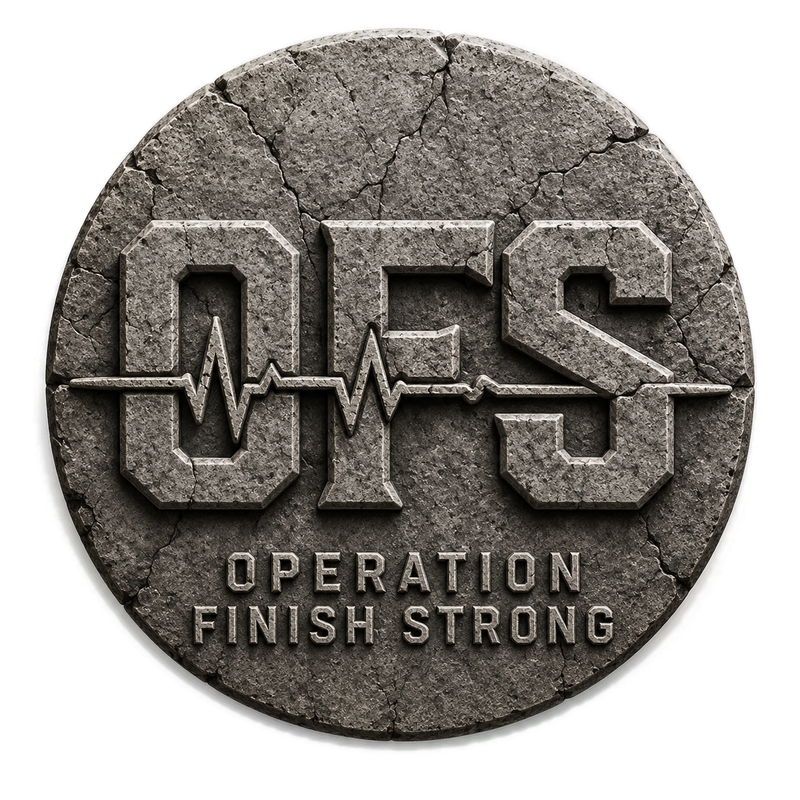 OFS Operation Finish Strong stone emblem